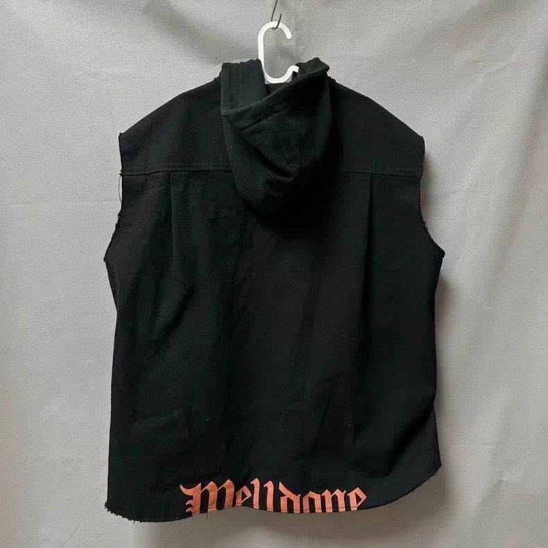 WE11DONE WE11DONE Black Hooded Vest For Spring Size US S / EU 44-46 / 1 - 4 Thumbnail