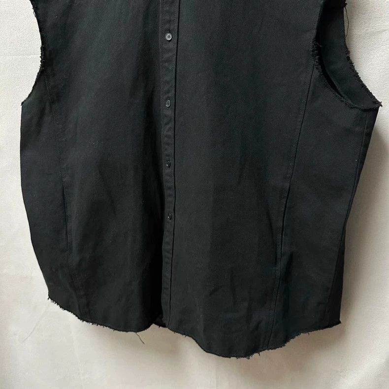 WE11DONE WE11DONE Black Hooded Vest For Spring Size US S / EU 44-46 / 1 - 3 Thumbnail