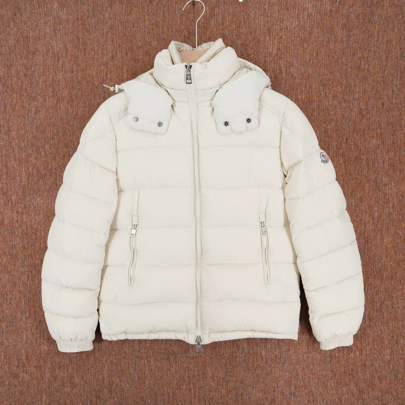 Moncler Moncler Beige Puffer Jacket with Detachable Hood Size US M / EU 48-50 / 2 - 2 Thumbnail