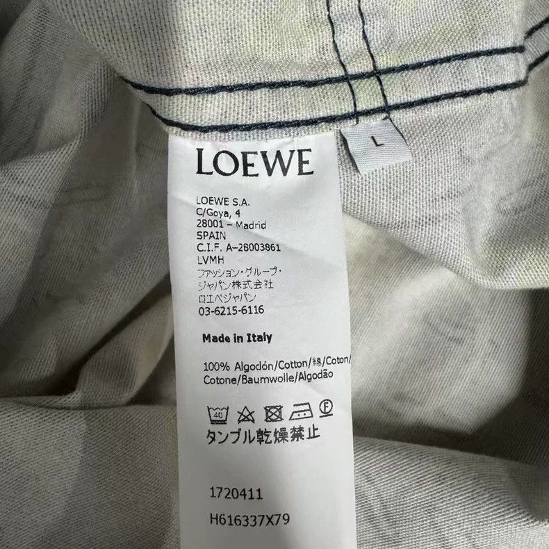 Loewe LOEWE Mermaid Denim Jacket Size L Size US L / EU 52-54 / 3 - 3 Thumbnail