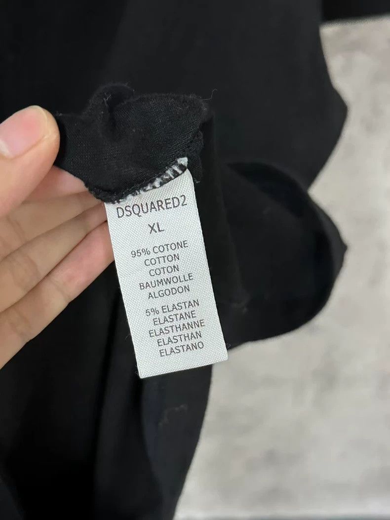 Dsquared2 DSQUARED2 Short Sleeve Black T-Shirt XL Size US XL / EU 56 / 4 - 4 Thumbnail