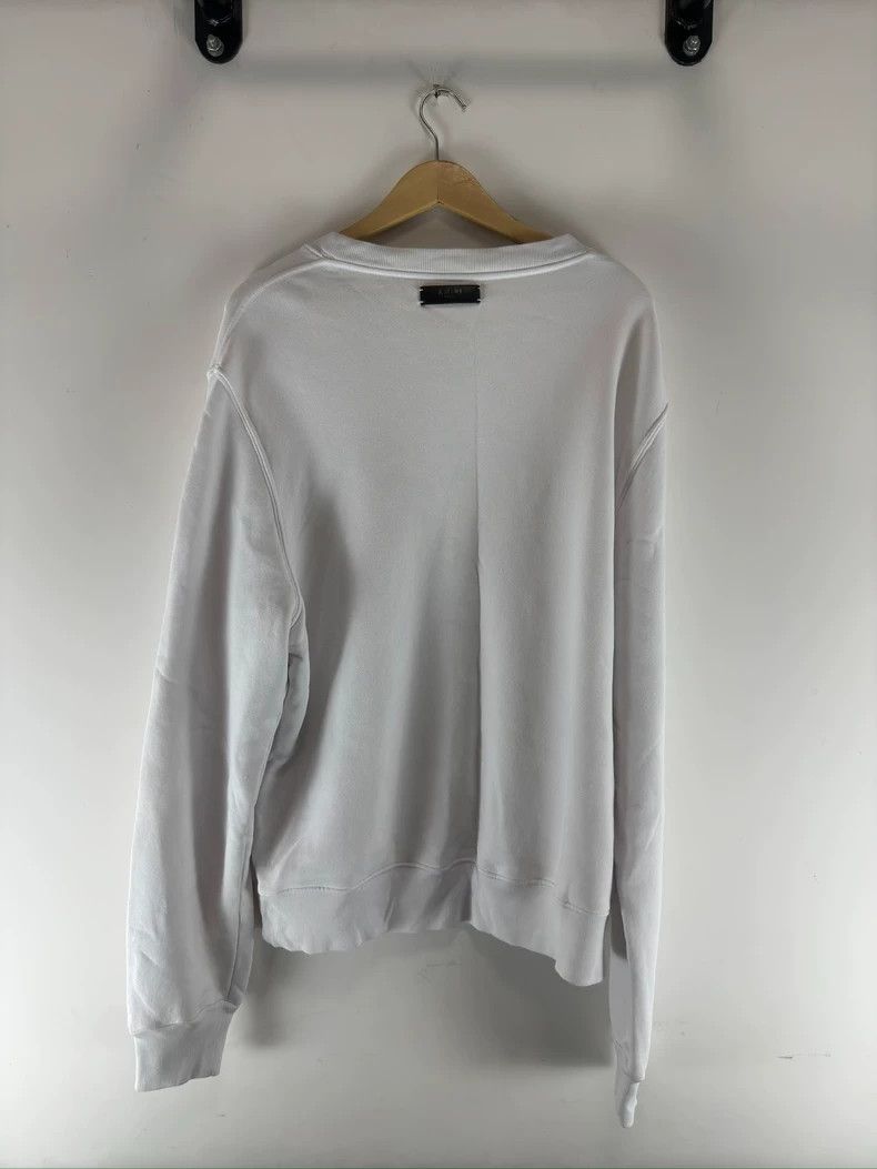 Amiri Amiri Classic Logo White Sweatshirt Size US M / EU 48-50 / 2 - 2 Thumbnail