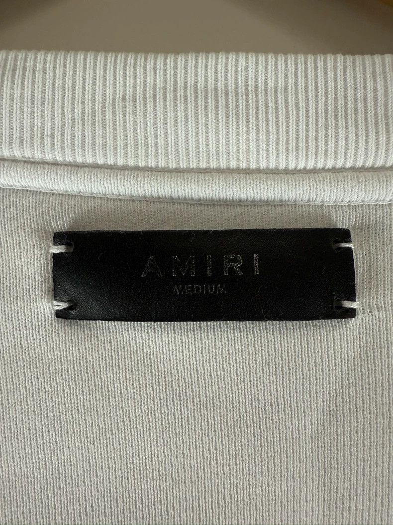 Amiri Amiri Classic Logo White Sweatshirt Size US M / EU 48-50 / 2 - 3 Thumbnail