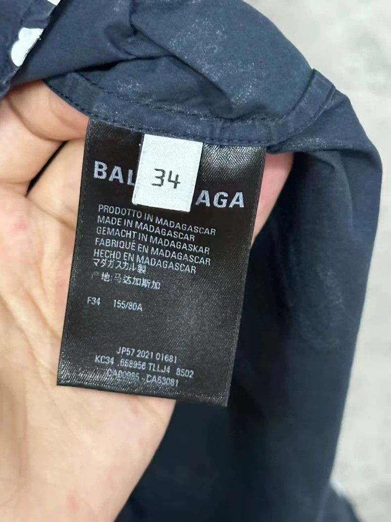 Balenciaga Balenciaga Long Sleeve Shirt with Logo Print Size US XS / EU 42 / 0 - 7 Thumbnail