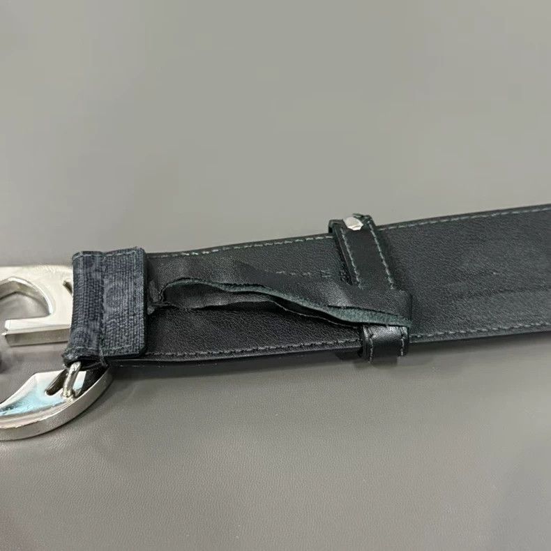 Gucci Gucci Waist Belt with Silver Logo Size ONE SIZE - 5 Thumbnail