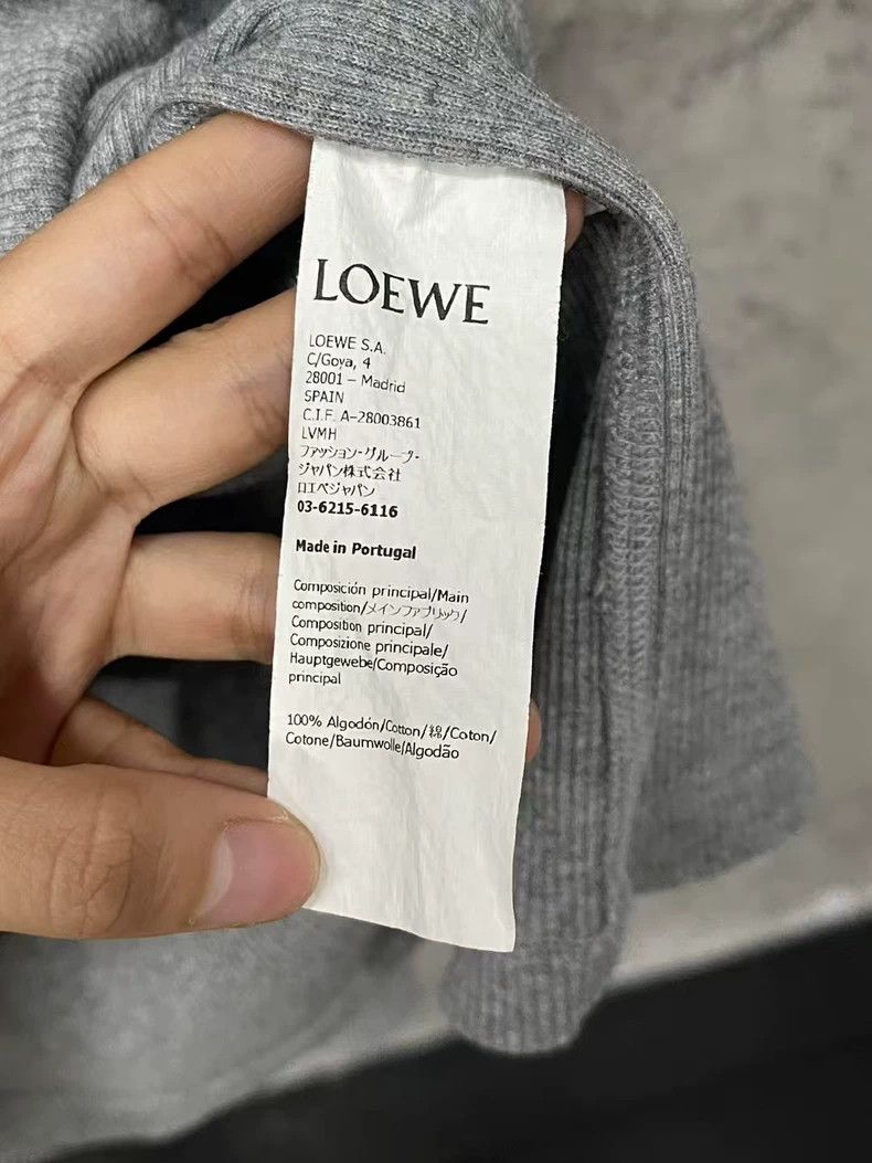 Loewe Loewe Long Sleeve Waffle Knit Shirt Size US S / EU 44-46 / 1 - 6 Thumbnail
