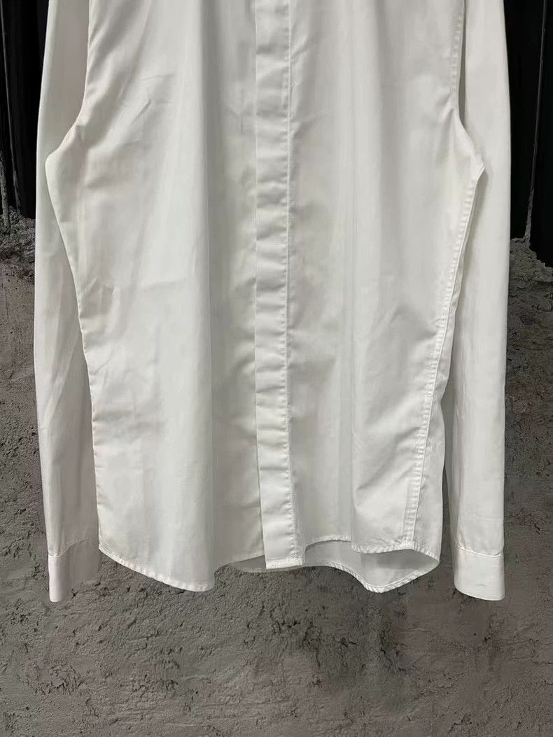 Dolce & Gabbana Dolce & Gabbana White Shirt with Butterfly Embroidery Size US M / EU 48-50 / 2 - 4 Thumbnail