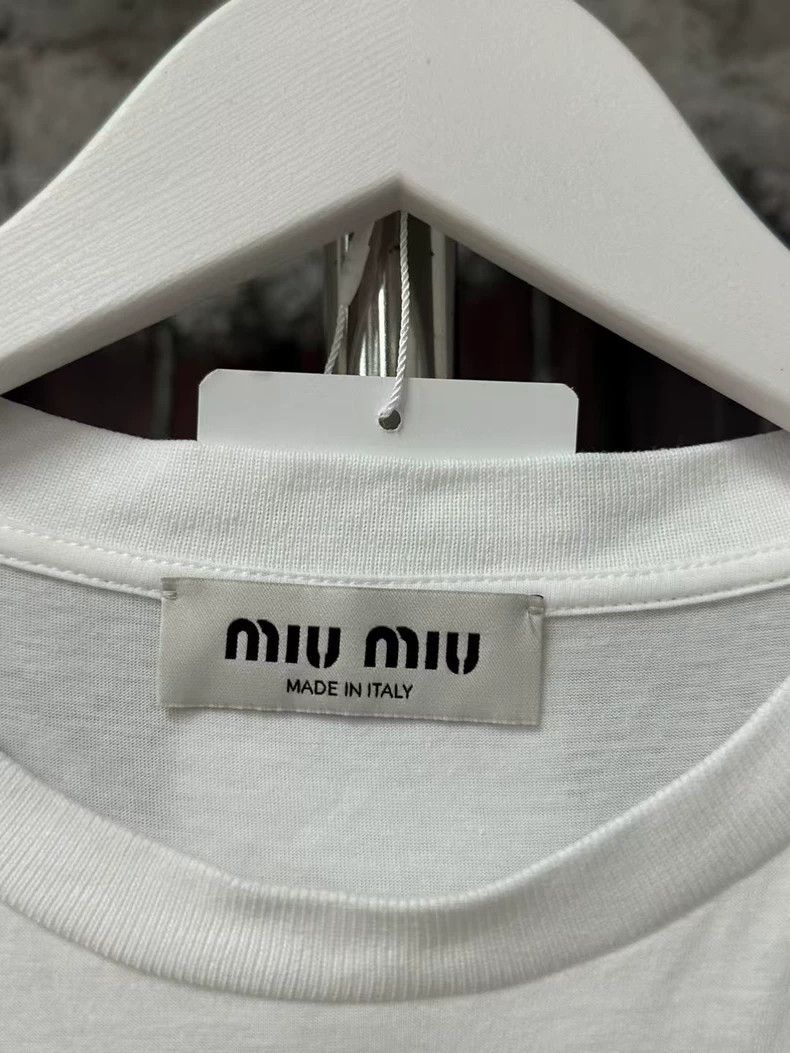 Miu Miu Miumiu Short Sleeve T-Shirt Size L Size US L / EU 52-54 / 3 - 7 Thumbnail