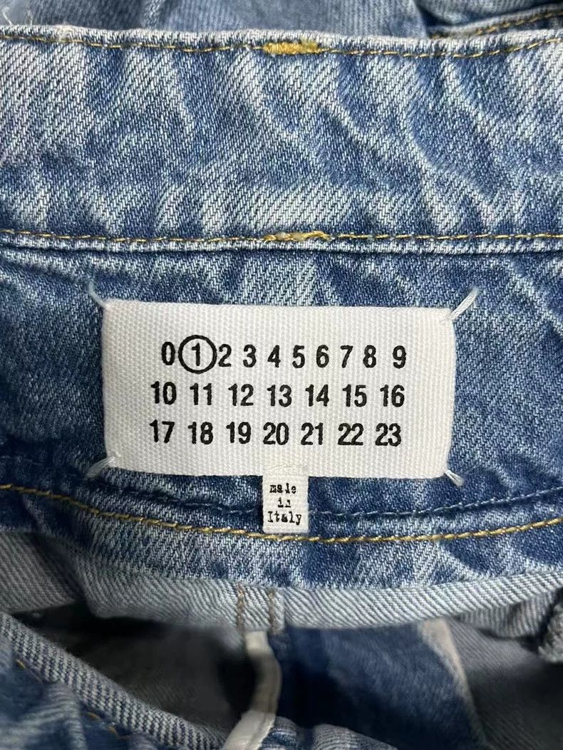 Maison Margiela Maison Margiela Deconstructed Denim Wide-Leg Pants Size US 38 / EU 54 - 5 Thumbnail