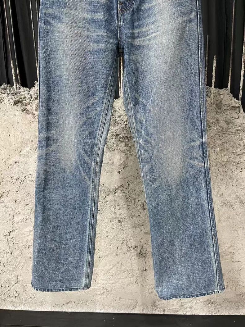 Celine Celine Triomphe High Waist Denim Pants Size US 26 / EU 42 - 4 Thumbnail