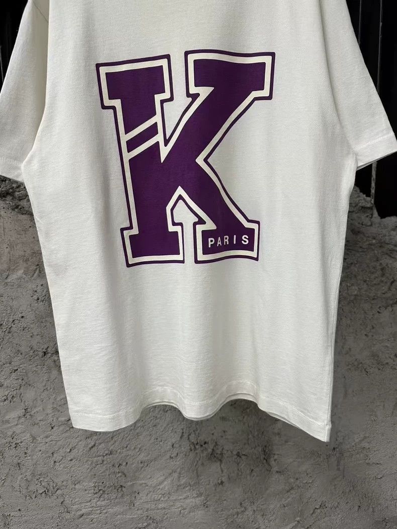 Kenzo Kenzo Short Sleeve T-Shirt with Purple Logo Size US L / EU 52-54 / 3 - 4 Thumbnail