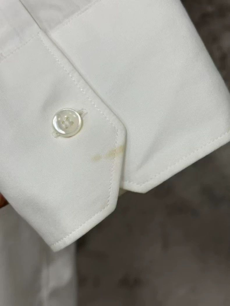Valentino Valention Long Sleeve Shirt in White Size US M / EU 48-50 / 2 - 5 Thumbnail