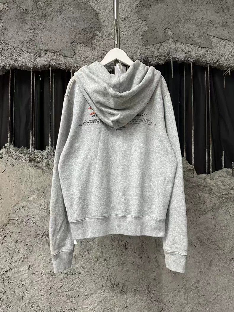 Off-White Off-White Zip Hoodie Jacket Size US M / EU 48-50 / 2 - 2 Thumbnail