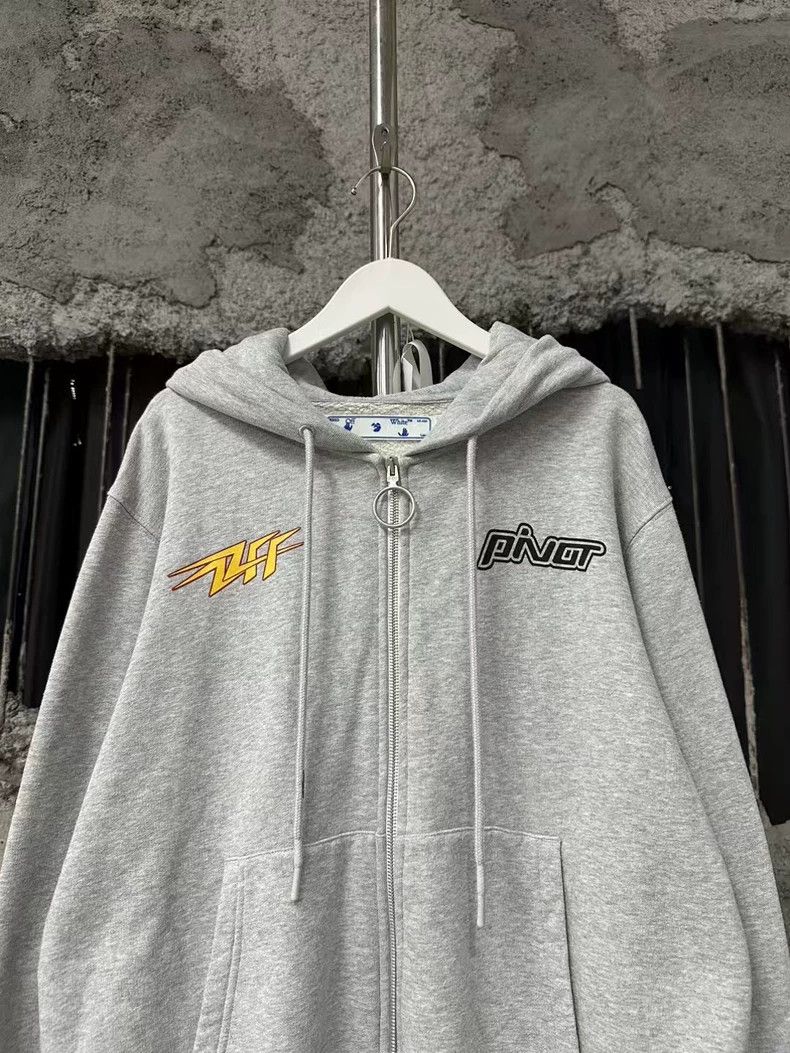 Off-White Off-White Zip Hoodie Jacket Size US M / EU 48-50 / 2 - 3 Thumbnail