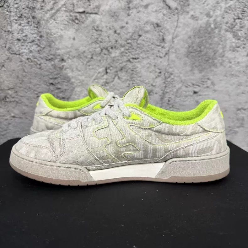 Fendi Fendi Sneakers in Gray with Neon Accents Size US 10 / EU 43 - 5 Thumbnail