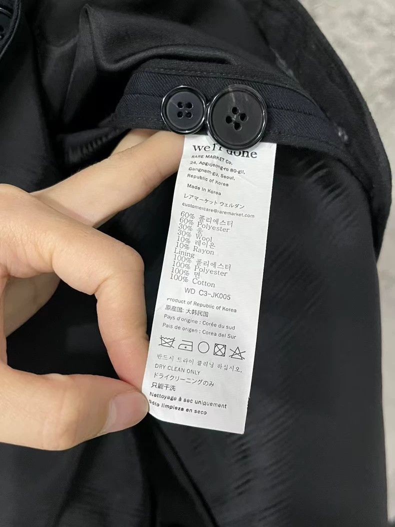 WE11DONE We11 Done Suit Jacket Size 2 Size US S / EU 44-46 / 1 - 6 Thumbnail
