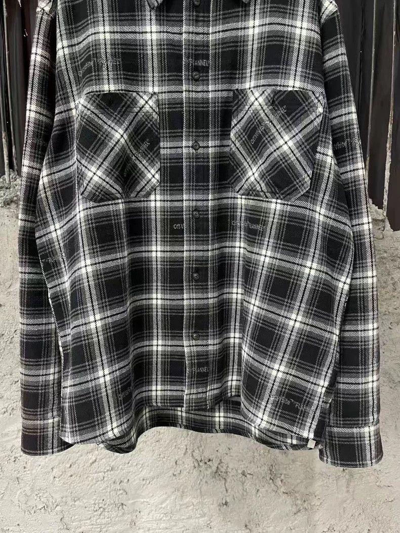 Off-White Off White Long Sleeve Checkered Shirt Size US L / EU 52-54 / 3 - 4 Thumbnail