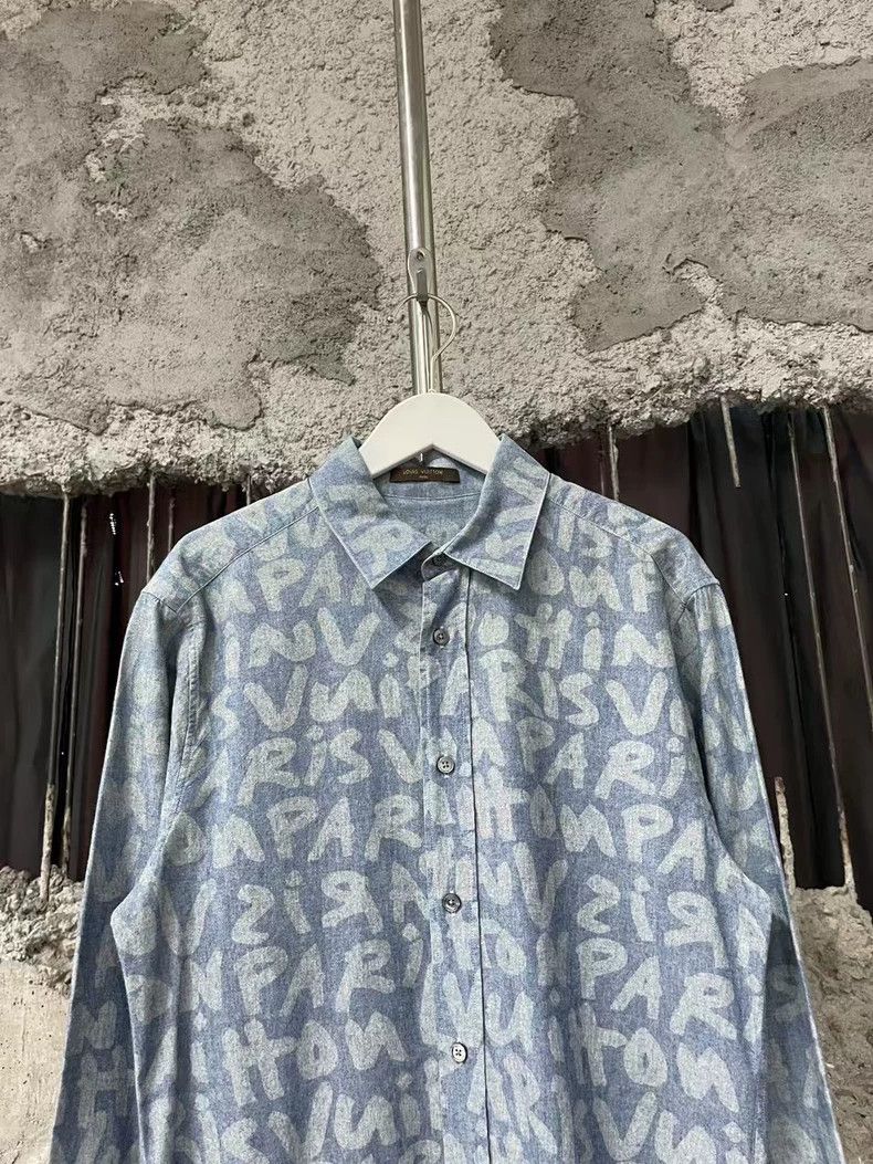 Louis Vuitton Louis Vuitton Long Sleeve Shirt Size S Size US S / EU 44-46 / 1 - 3 Thumbnail