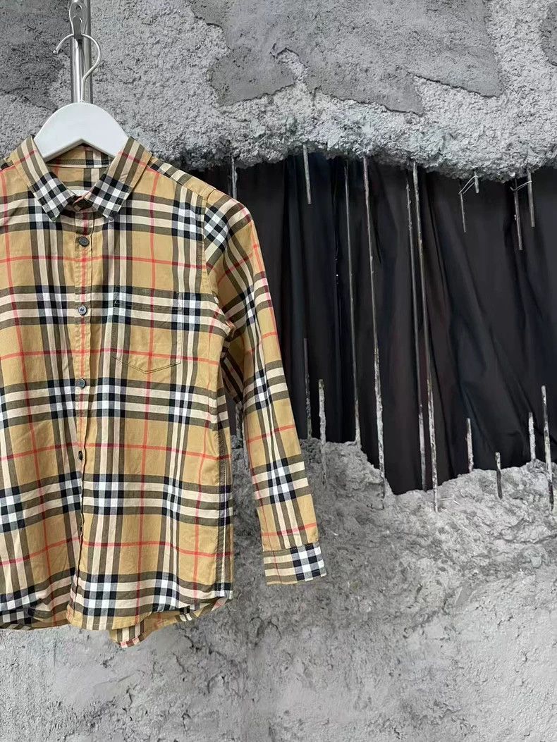 Burberry Burberry Long Sleeve Checked Shirt for Kids Size US S / EU 44-46 / 1 - 4 Thumbnail