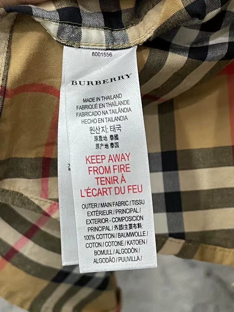 Burberry Burberry Long Sleeve Checked Shirt for Kids Size US S / EU 44-46 / 1 - 7 Thumbnail