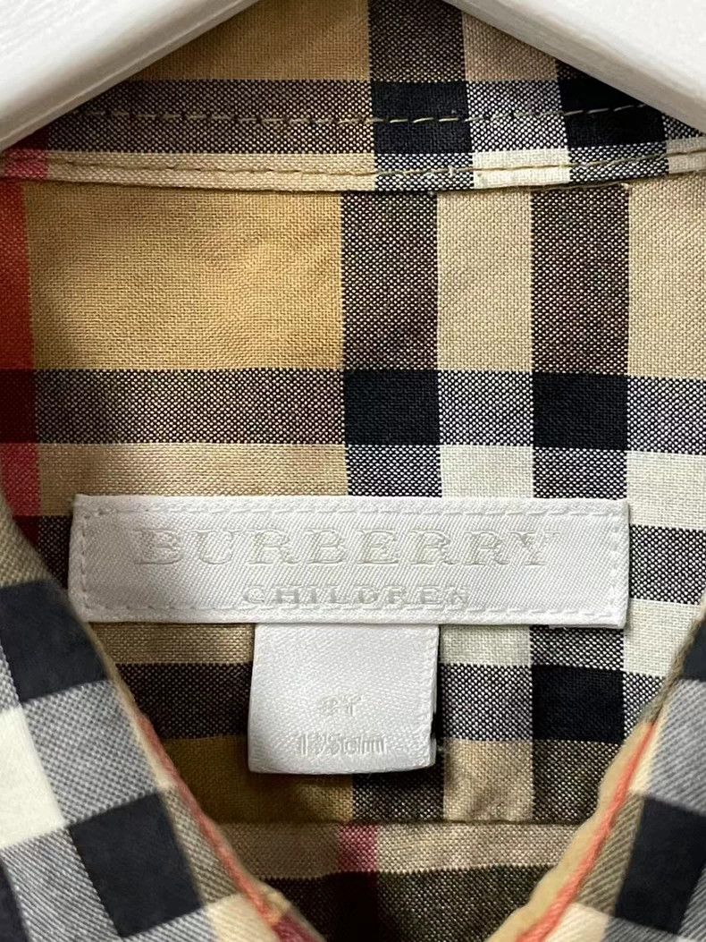 Burberry Burberry Long Sleeve Checked Shirt for Kids Size US S / EU 44-46 / 1 - 6 Thumbnail