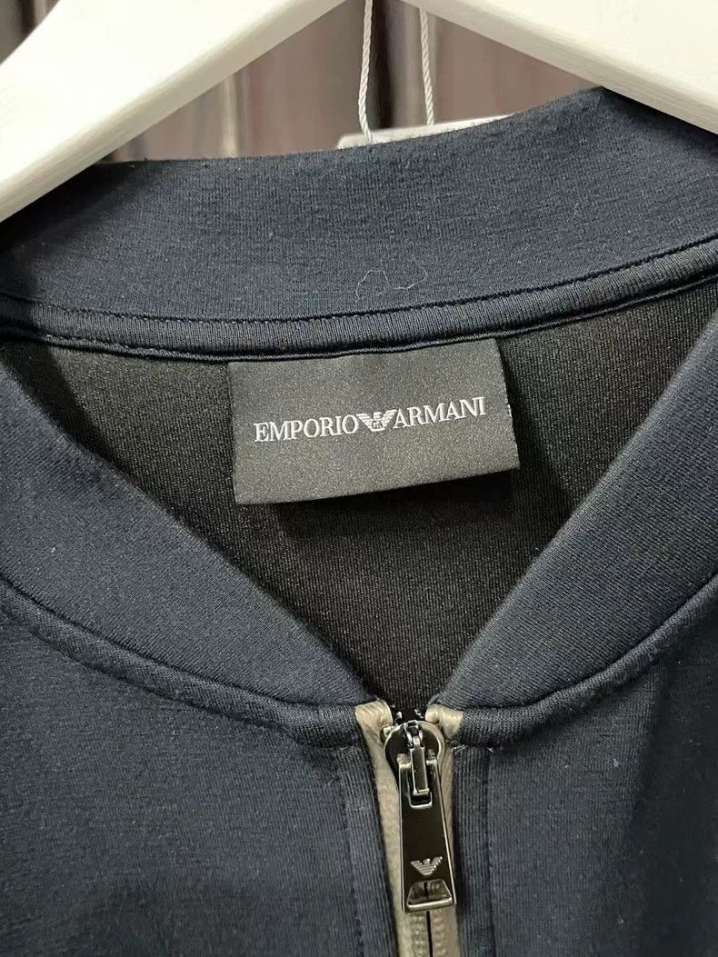 Emporio Armani Giorgio Armani Zipper Jacket Outerwear Size US L / EU 52-54 / 3 - 6 Thumbnail