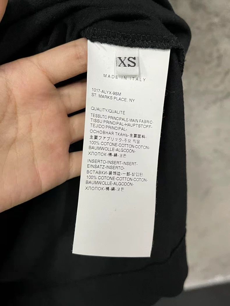 Alyx Alyx Short Sleeve Black T-Shirt Size US XS / EU 42 / 0 - 7 Thumbnail