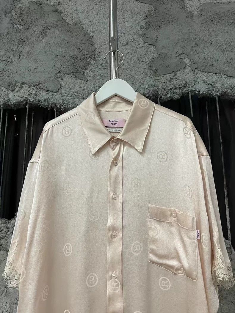 Martine Rose Martine Rose Silk Short Sleeve Shirt Size US XS / EU 42 / 0 - 3 Thumbnail