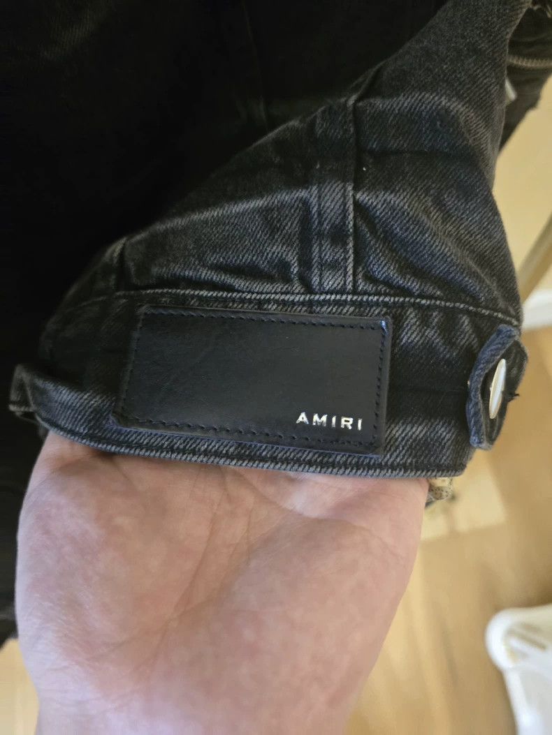 Amiri Amiri Mx2 black cashew flower denim jacket -DMC Size US L / EU 52-54 / 3 - 4 Thumbnail