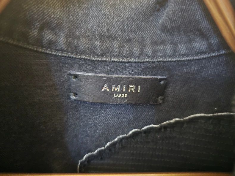 Amiri Amiri Mx2 black cashew flower denim jacket -DMC Size US L / EU 52-54 / 3 - 2 Thumbnail