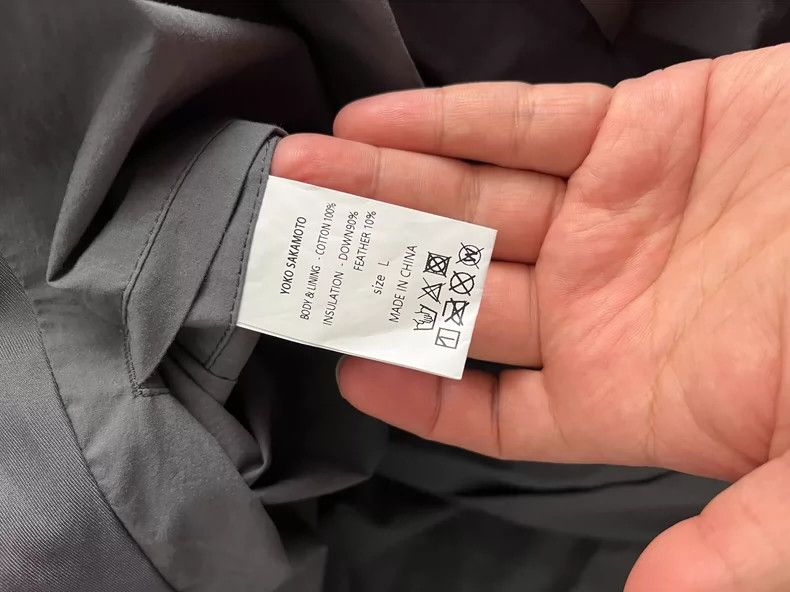 YOKO SAKAMOTO Yoko Sakamoto Down Jacket with Tags Size US L / EU 52-54 / 3 - 3 Thumbnail