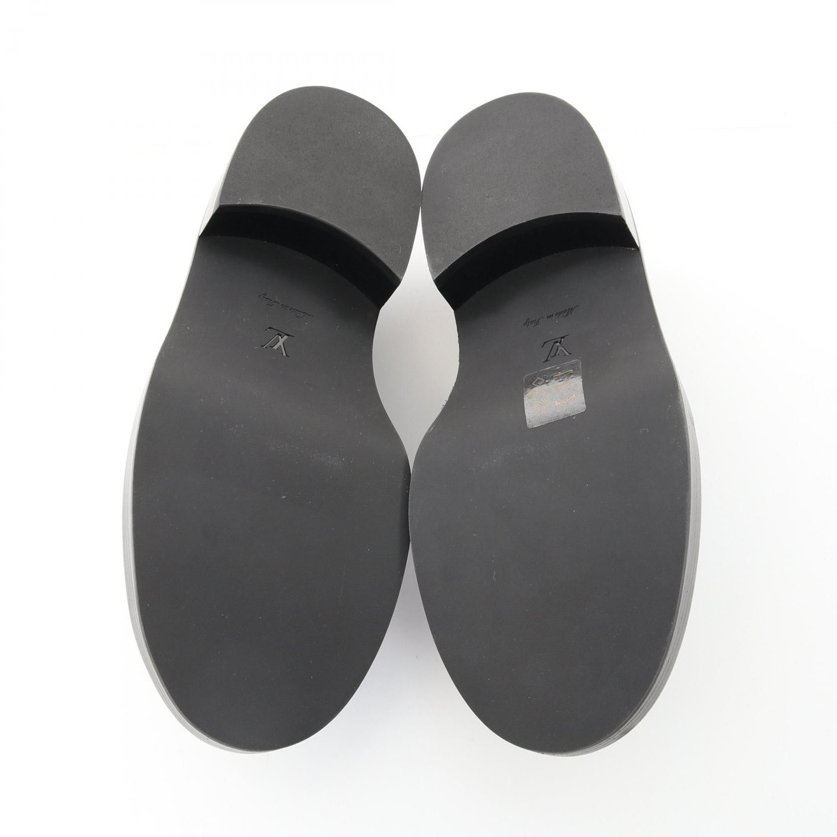 Louis Vuitton Louis Vuitton Louis Vuitton Louis Vuitton × Yayoi Kusama Academy Line Leather Loafers Limited Leather Shoes Size ONE SIZE - 4 Thumbnail