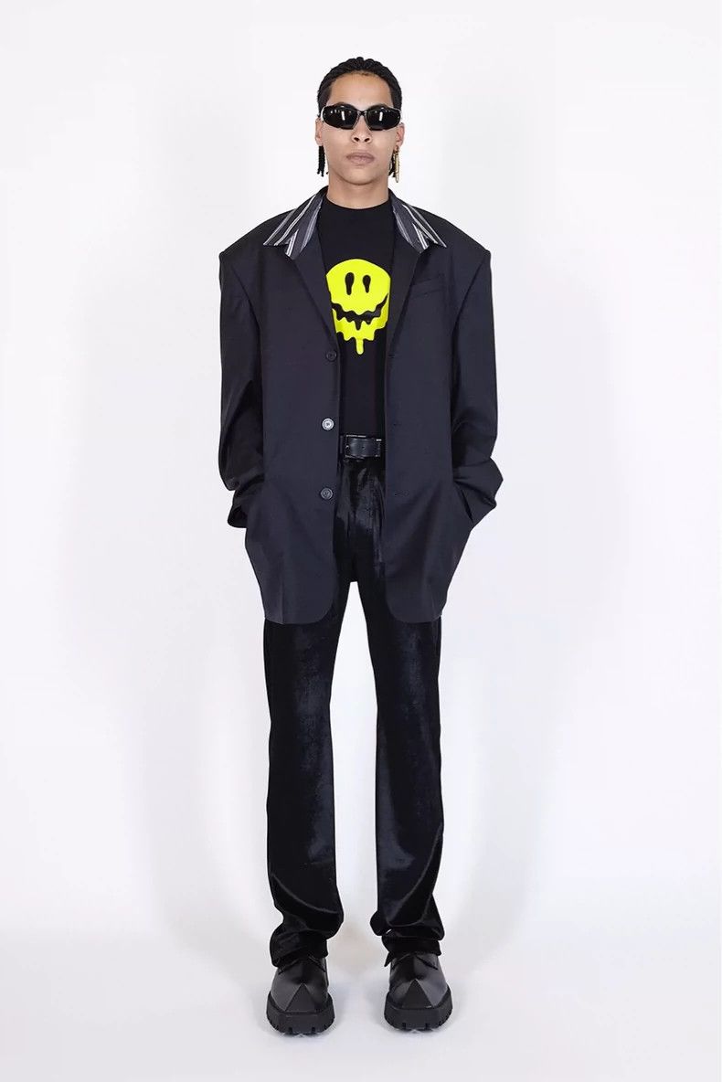 Balenciaga Balenciaga SS21 Wool Blazer With Shoulder Pads Size US S / EU 44-46 / 1 - 5 Thumbnail