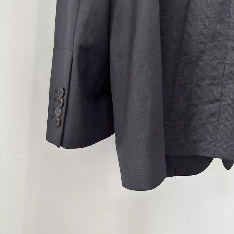 Balenciaga Balenciaga SS21 Wool Blazer With Shoulder Pads Size US S / EU 44-46 / 1 - 7 Thumbnail
