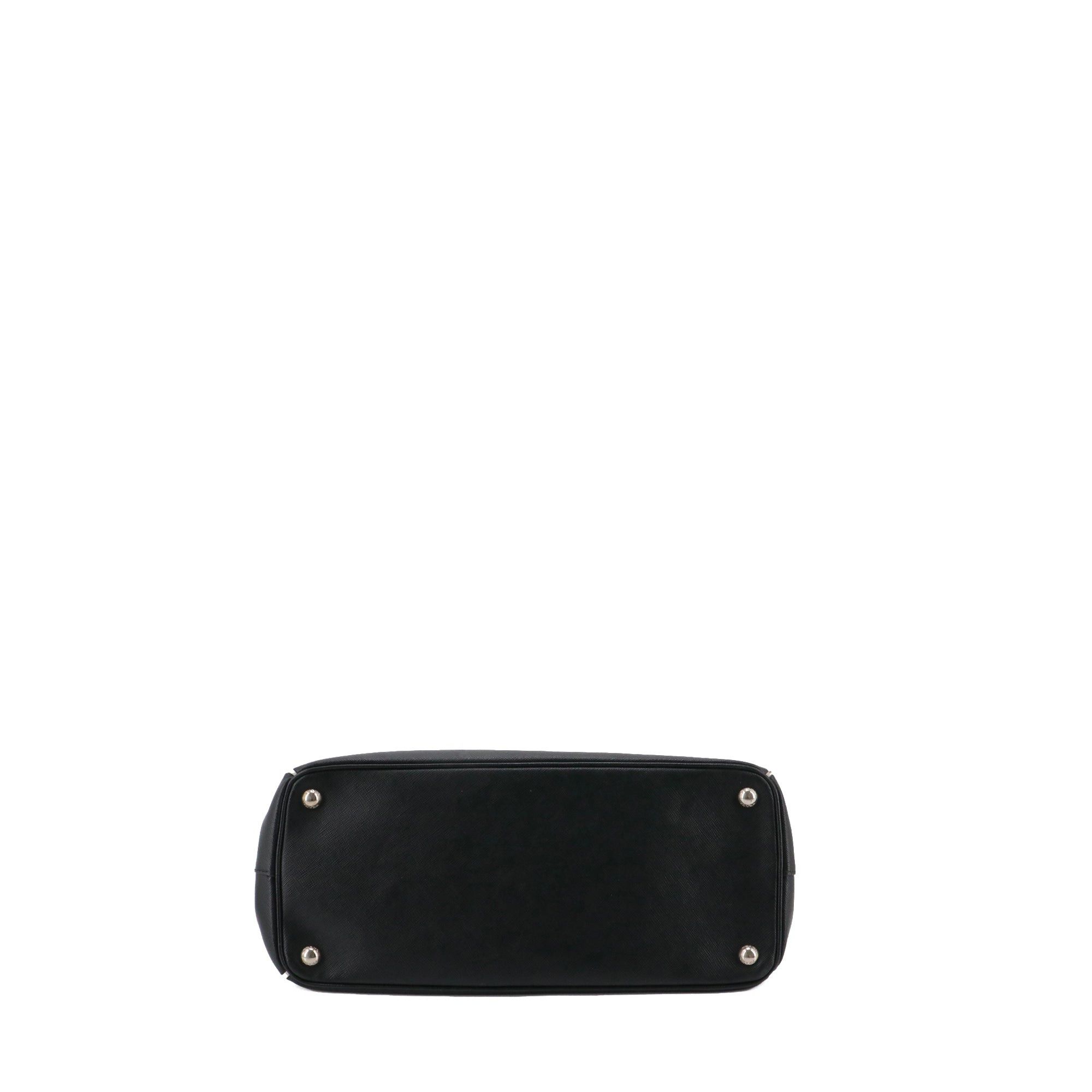 Prada PRADA - Prada Galleria handbag in black grained leather Size ONE SIZE - 4 Thumbnail