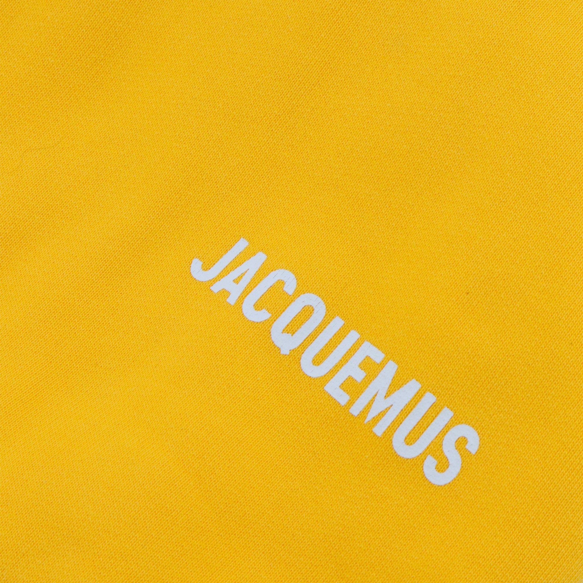 Jacquemus JACQUEMUS - The Jacquemus yellow cotton hooded sweatshirt (XL) Size XL / US 12-14 / IT 48-50 - 2 Thumbnail