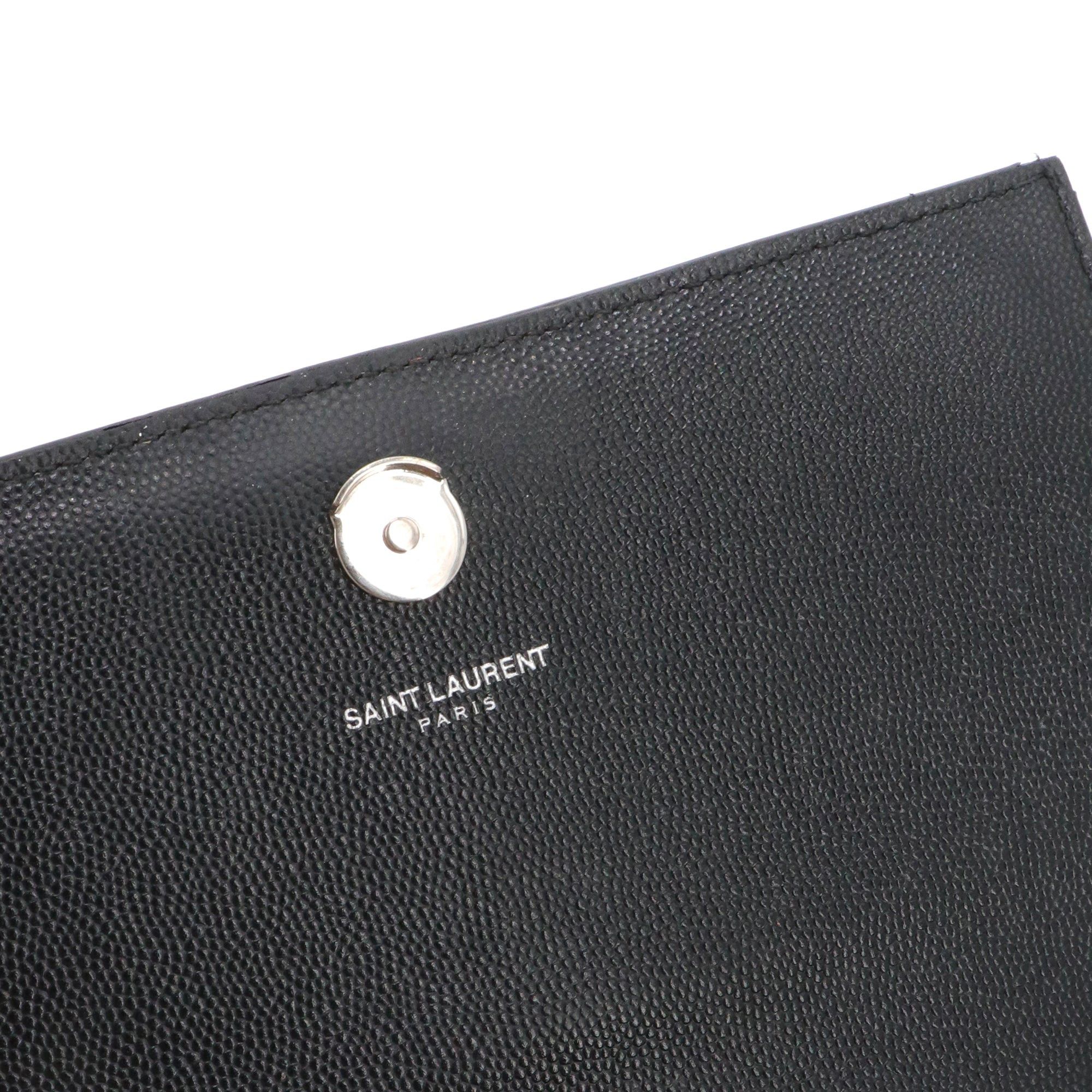 Saint Laurent Paris SAINT LAURENT - Saint Laurent Kate Small shoulder bag in black grained leather Size ONE SIZE - 9 Thumbnail