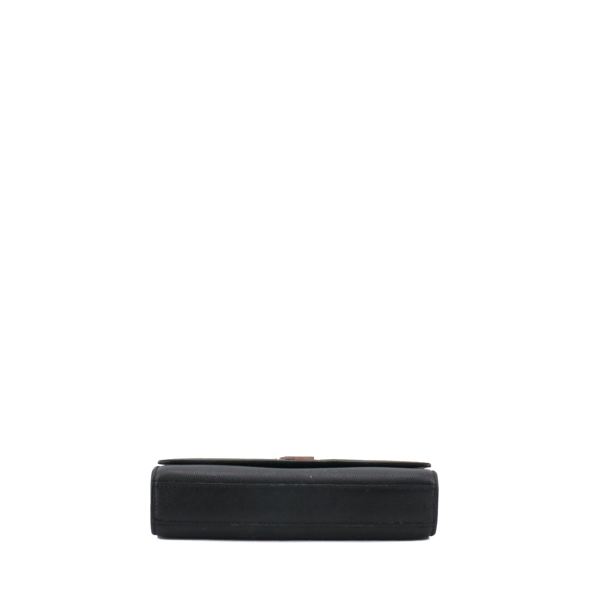 Saint Laurent Paris SAINT LAURENT - Saint Laurent Kate Small shoulder bag in black grained leather Size ONE SIZE - 4 Thumbnail