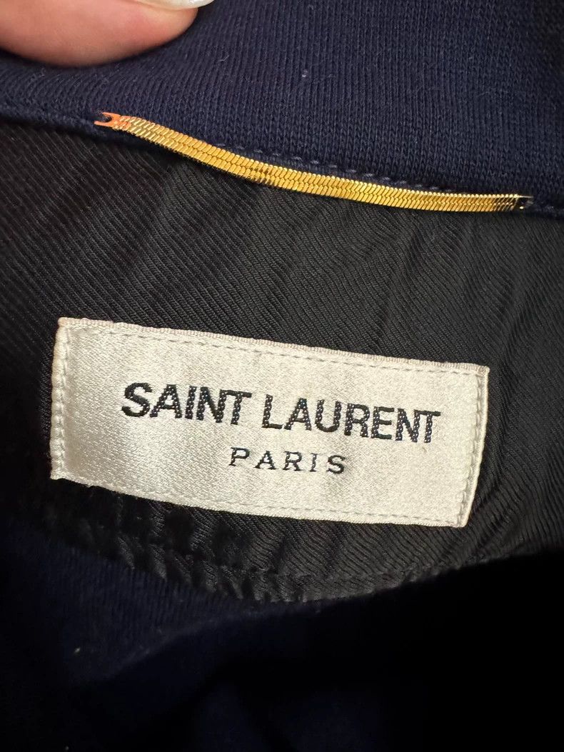 Saint Laurent Paris Classic YSL Navy Wool Shirt Jacket Size US M / EU 48-50 / 2 - 3 Thumbnail