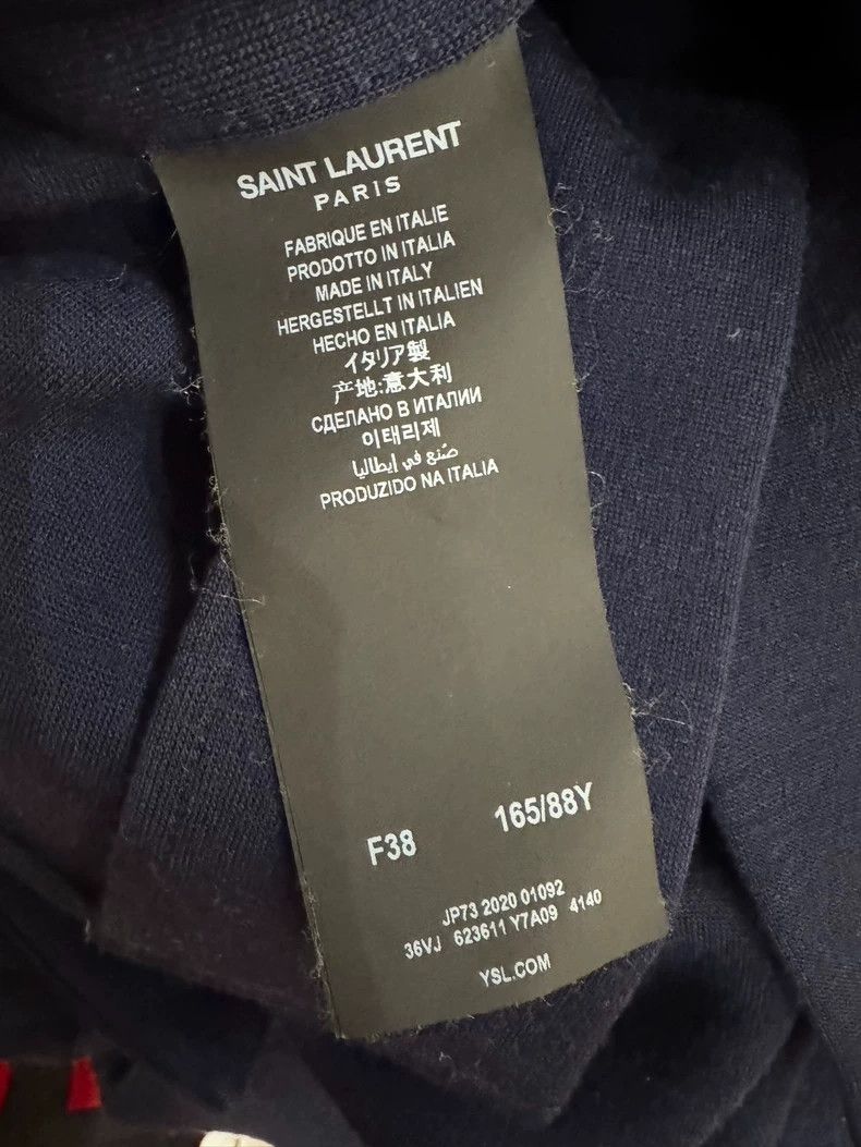 Saint Laurent Paris Classic YSL Navy Wool Shirt Jacket Size US M / EU 48-50 / 2 - 7 Thumbnail