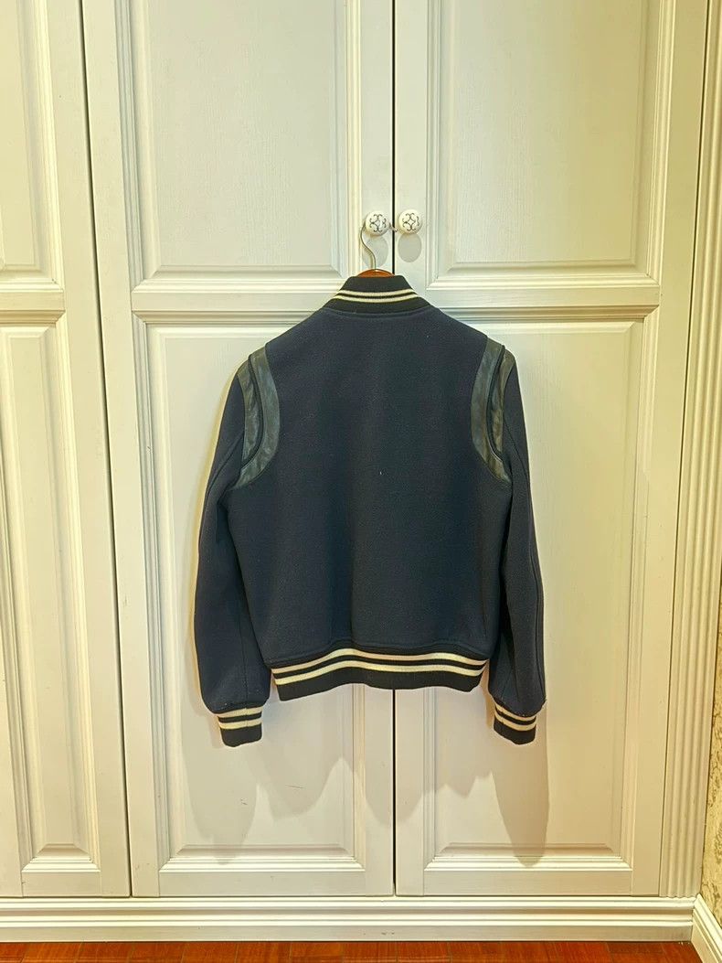 Saint Laurent Paris Saint Laurent Baseball Jacket in Navy Color Size US L / EU 52-54 / 3 - 4 Thumbnail