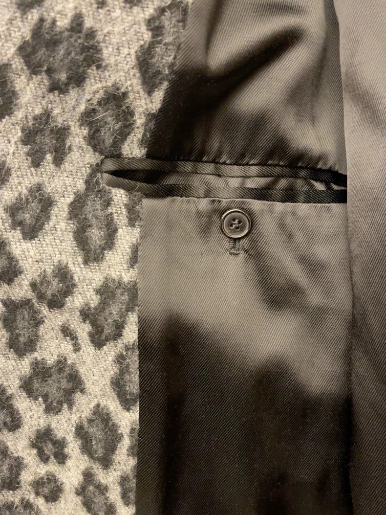 Saint Laurent Paris Saint Laurent Grey Leopard Print Coat Size US M / EU 48-50 / 2 - 6 Thumbnail