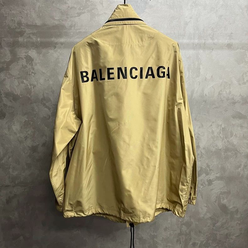 Balenciaga Balenciaga Khaki Logo Jacket Size US M / EU 48-50 / 2 - 6 Thumbnail