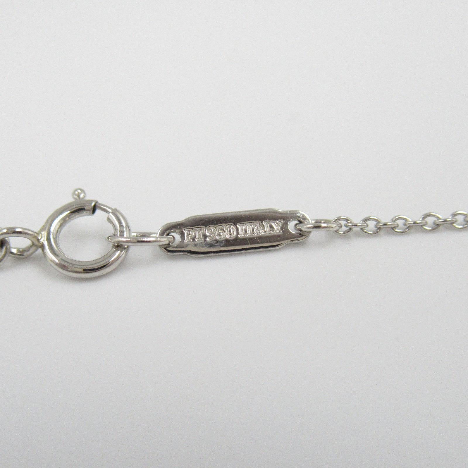 Tiffany & Co. Tiffany & Co Tiffany & Co. Aria Pt950 Diamond Necklace Metal Necklace Size ONE SIZE - 5 Thumbnail