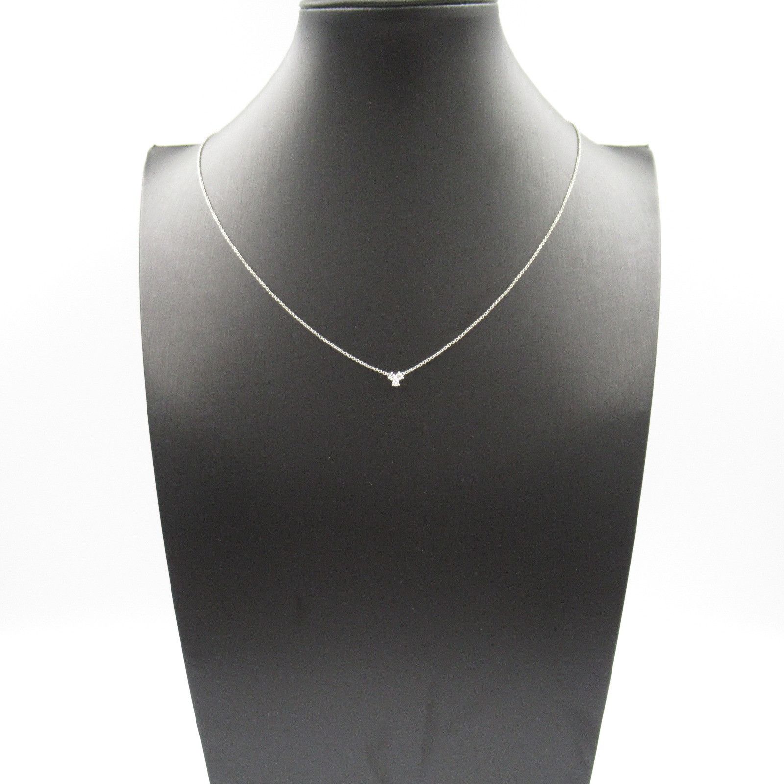 Tiffany & Co. Tiffany & Co Tiffany & Co. Aria Pt950 Diamond Necklace Metal Necklace Size ONE SIZE - 7 Thumbnail