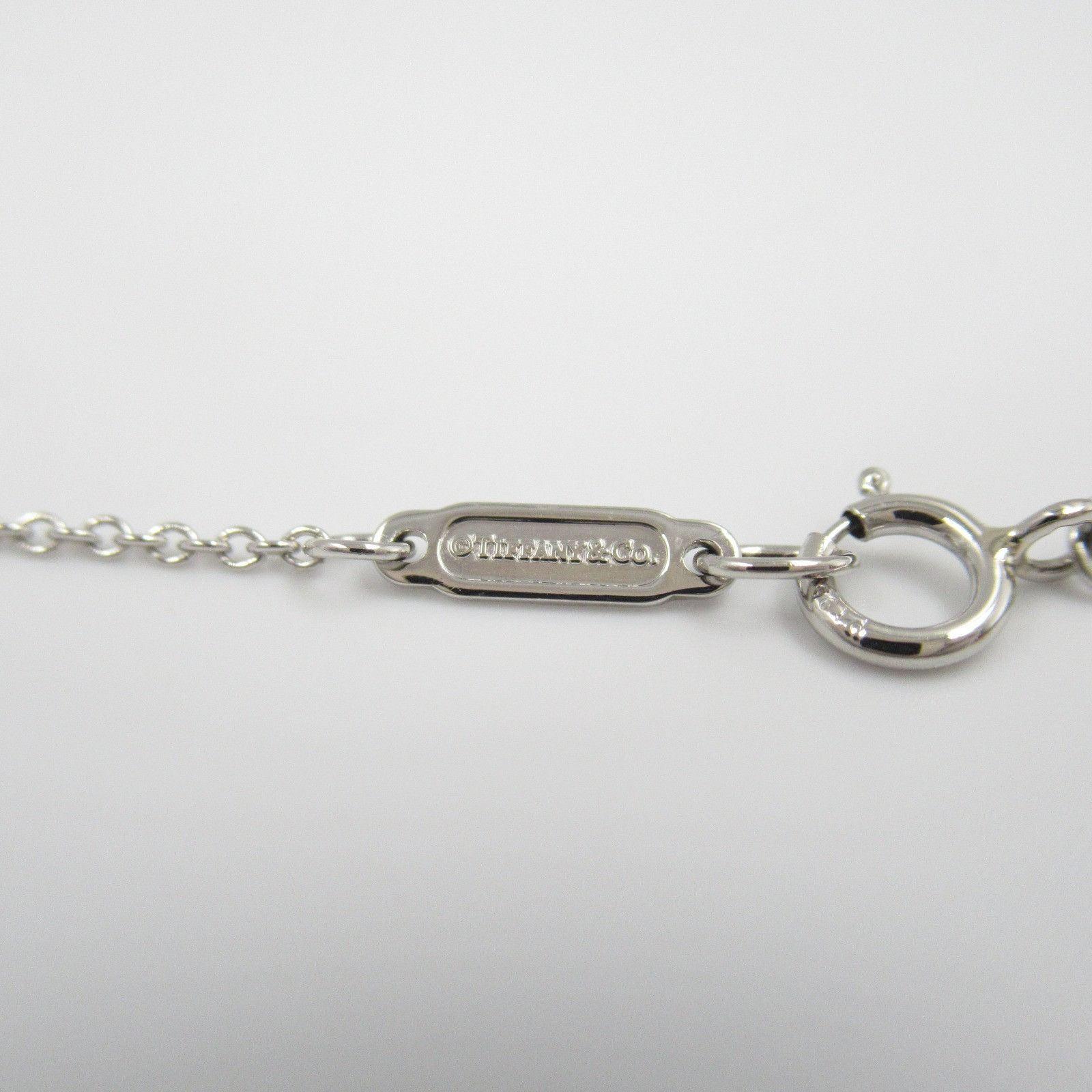 Tiffany & Co. Tiffany & Co Tiffany & Co. Aria Pt950 Diamond Necklace Metal Necklace Size ONE SIZE - 4 Thumbnail