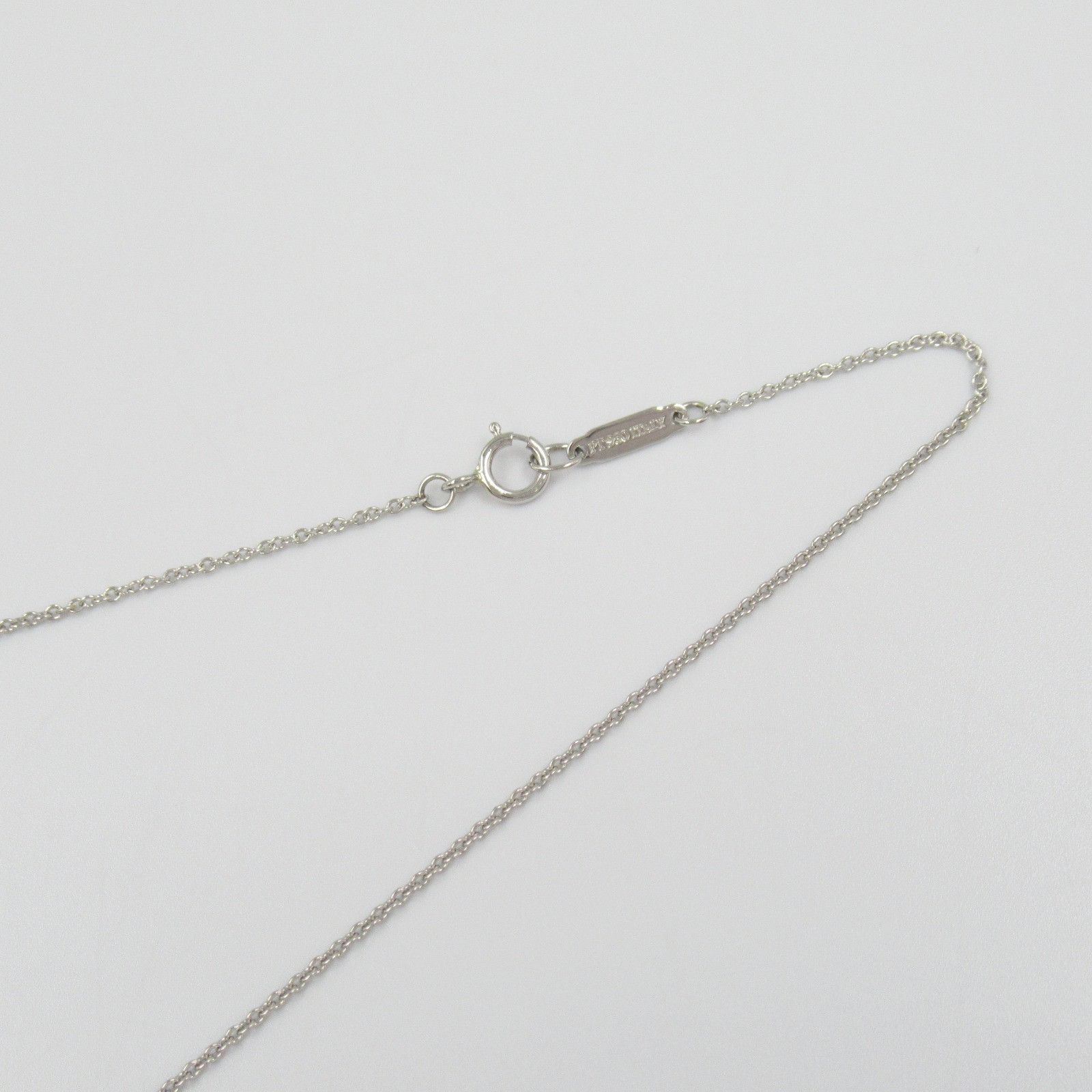 Tiffany & Co. Tiffany & Co Tiffany & Co. Aria Pt950 Diamond Necklace Metal Necklace Size ONE SIZE - 6 Thumbnail