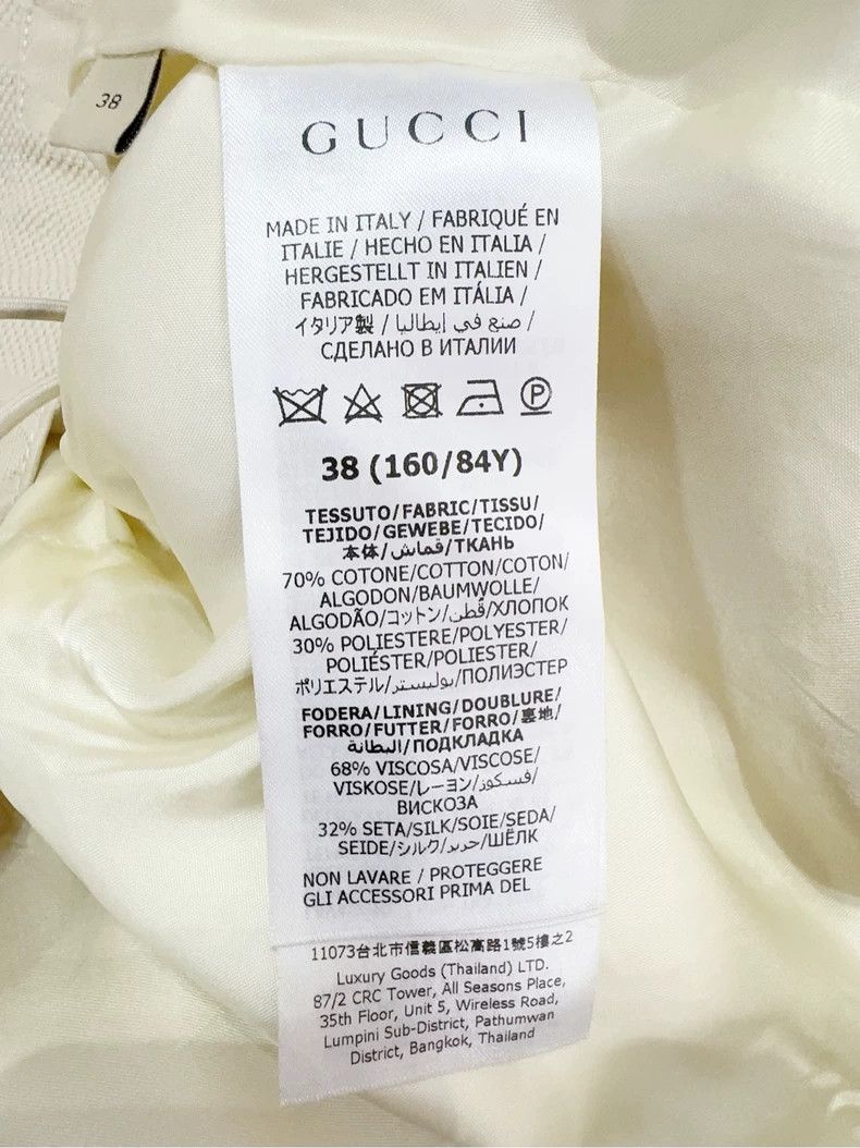 Gucci Gucci Logo Jacket in Cream Color Size US M / EU 48-50 / 2 - 5 Thumbnail