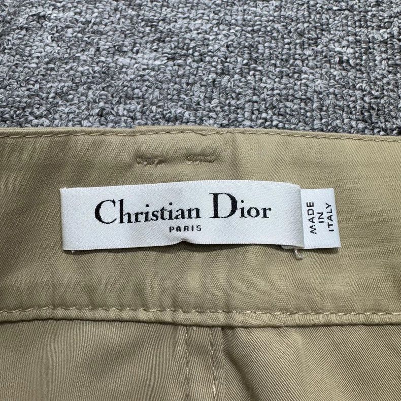 Dior Dior Khaki Cargo Pants With Belt Size US 31 - 2 Thumbnail