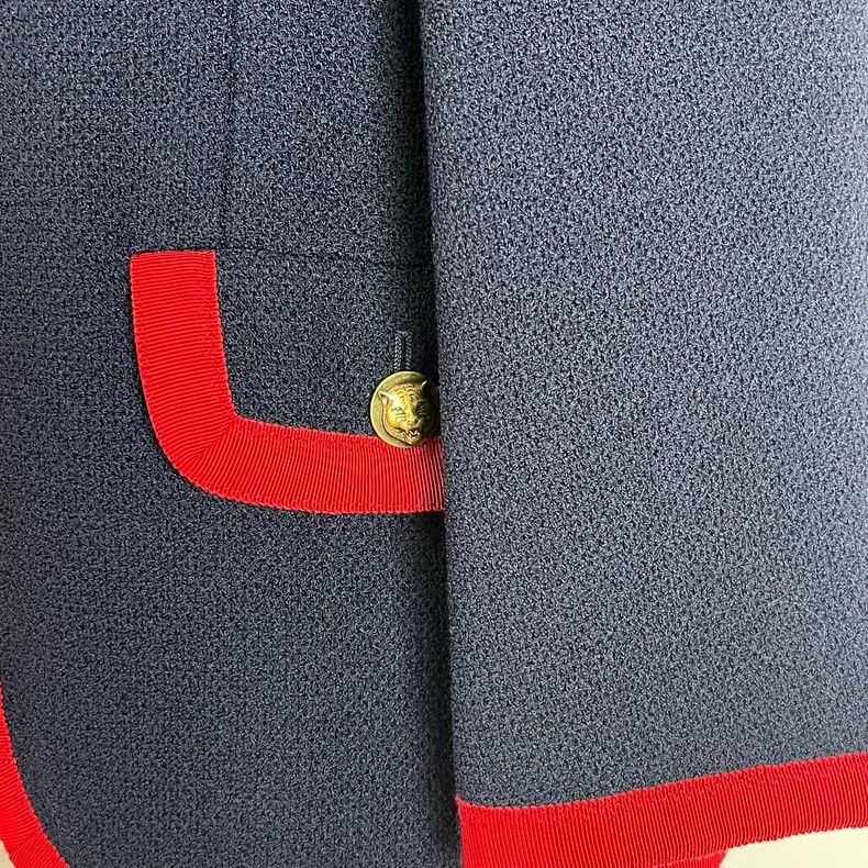 Gucci Classic Gucci Tiger Head Jacket with Red Trim Size US L / EU 52-54 / 3 - 4 Thumbnail